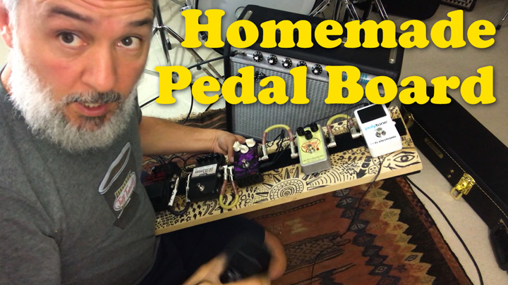 Pete's Gear: Homemade Pedal Board